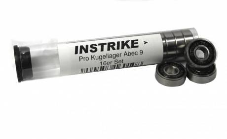 Instrike Kugellager ABEC 9 - 16er Pack 608zz